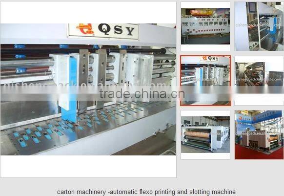 Automatic corrugated flexo printer slotter die cutter