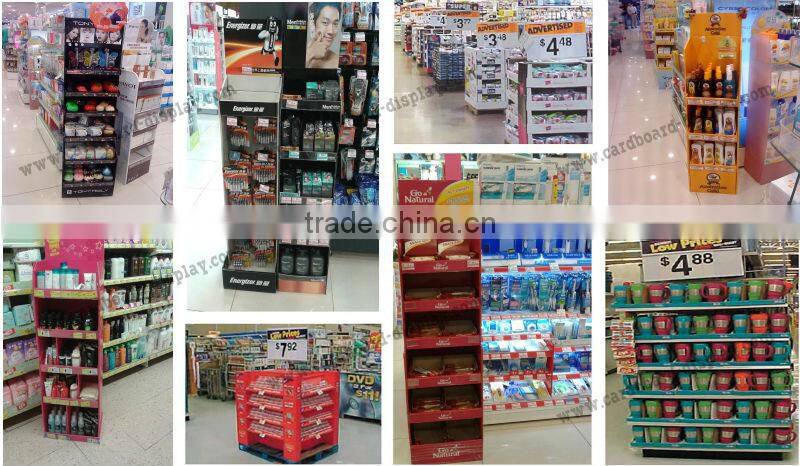 Pos custom printed decorative and fancy retail promotional plant cardboard display