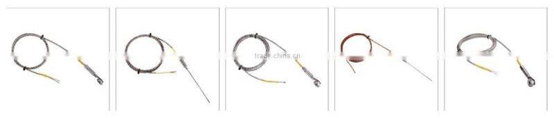Thermocouple for hot runner nozzle with K and J type Omega probe