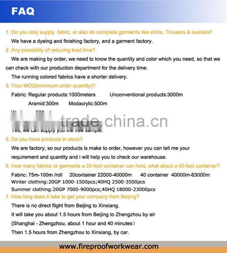 Fabric and garment factory OEM service Men's 100% cotton worker jacket