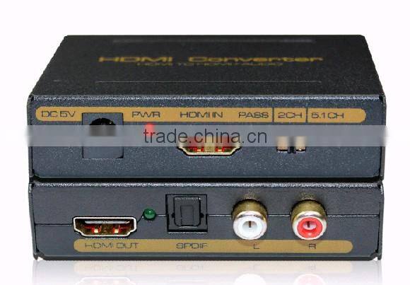 factory OEM/ODM -HDMI TO HDMI and Audio (SPDIF+L/R)