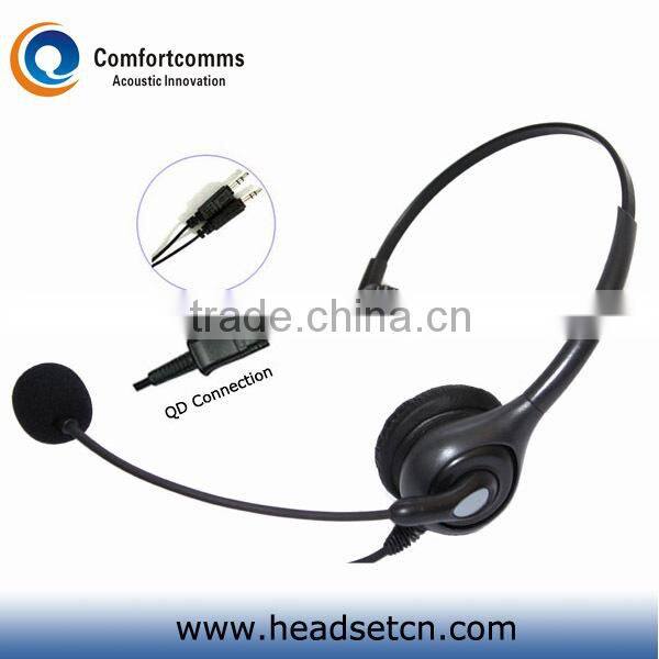High quality noise cancelling call center headphone for computer HSM-600FPQDJ3.5D