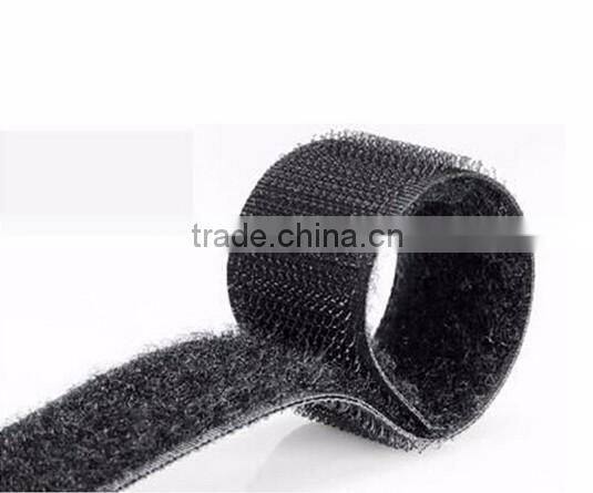 Customized back to back double side hook and loop tape supplier in China