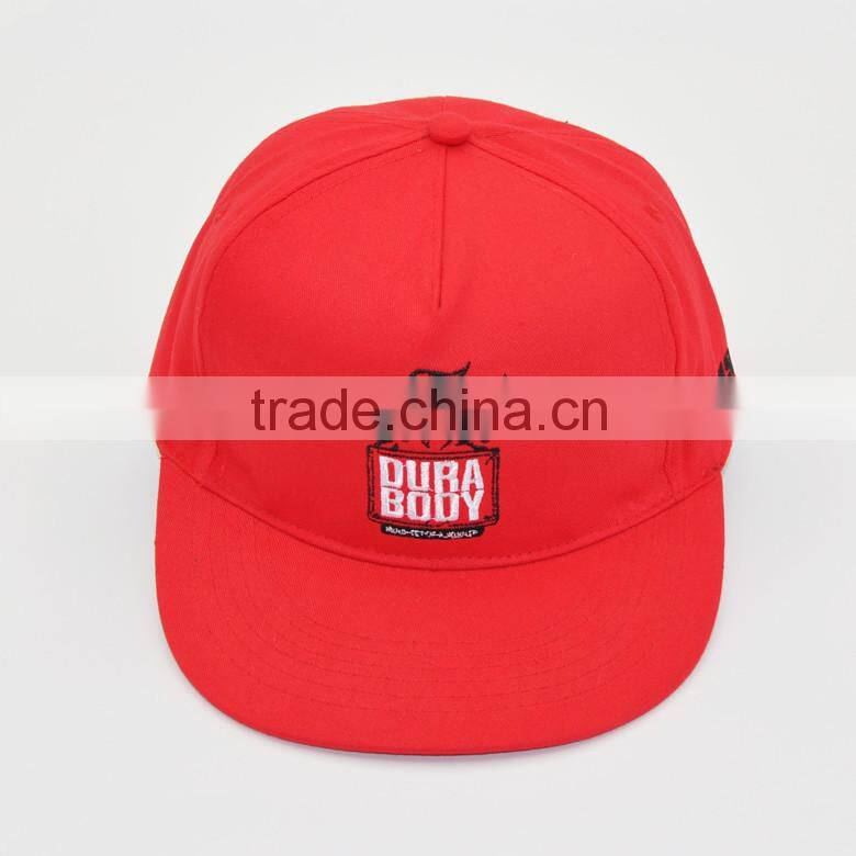 Cool Fashion 3D Embroidered Unisex Adjustable Premium Cotton Twill Fitted Hip-Hop Flat Brim Snapback Cap