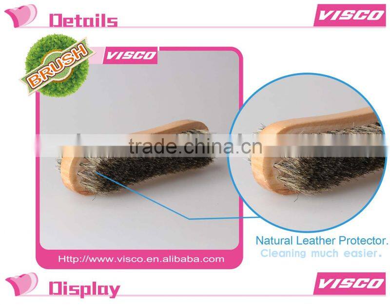 Visco horsehair shoe brushes