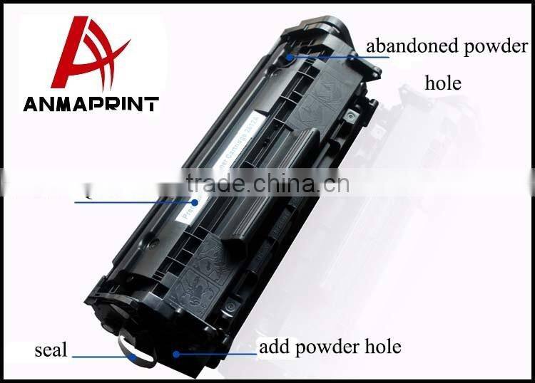 Wholesale 12A compatible toner cartridges Q2612A for HP Laserjet 1010/1012/1015 laser toner cartridge
