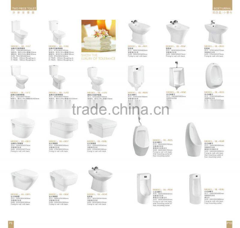 Bathroom design ceramic wall hung male uesd urinal