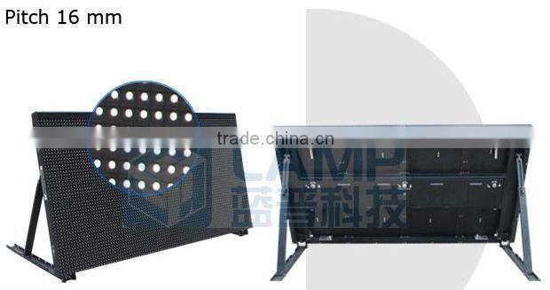 P16 outdoor perimeter LED display