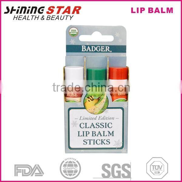 Promotional Gift private label round lip balm 8g