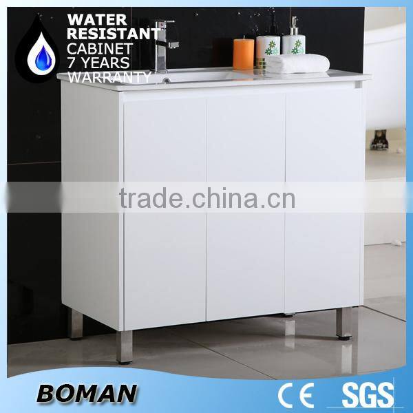 high gloss wall mounted bathroom mirror cabinet