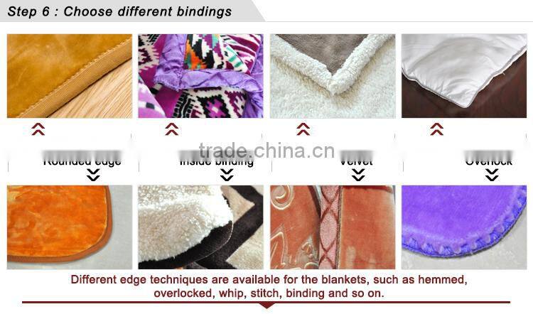 100% polyester soft flannel blanket