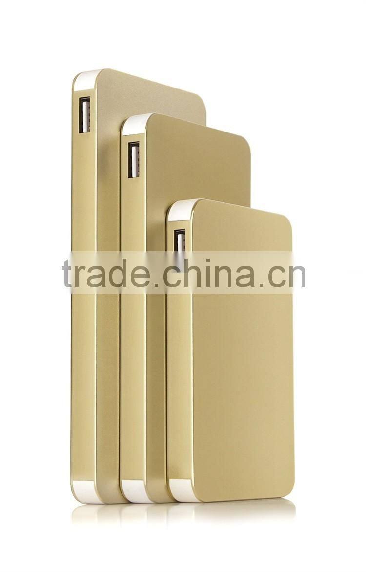 10000mAh Metal Slim Mobile Phone External Battery Power Bank