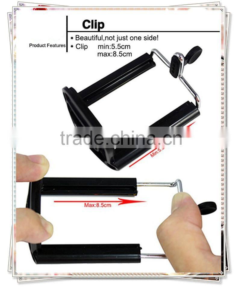 TMO-0201 factory price wired monopod , Cable Take Pole Selfie Stick