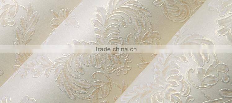 fireproof interior embossed self adhesive home wallpaper