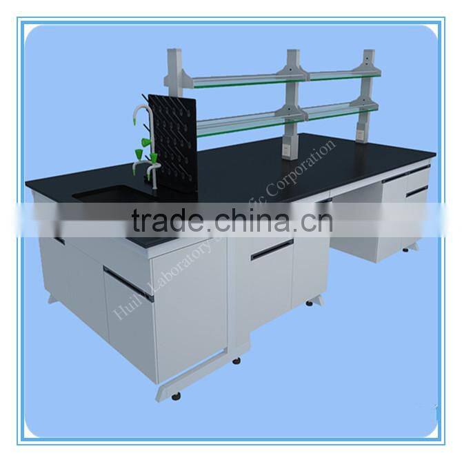 School lab Phenolic Top 4 Student Octagon Island Table