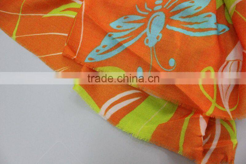 2015 scarf 100% wool Made in China