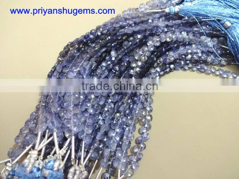 Iolite 4.75 mm Faceted Heart