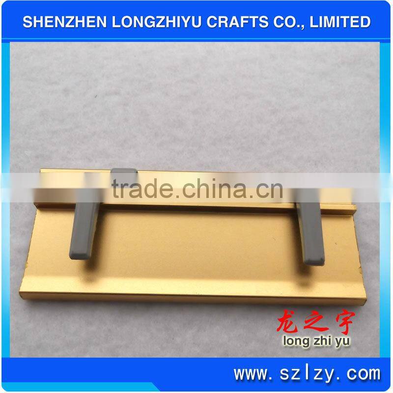 Newest Design Personalized Fancy Acrylic Name Badge,OEM Metal Tag For Hotel Staff