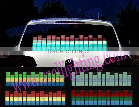 2014 newest design EL Car Sticker