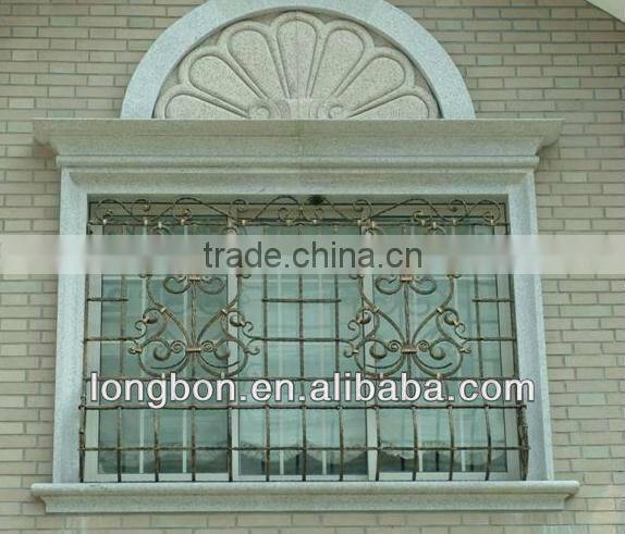 2012 Top-selling modern steel window grill design