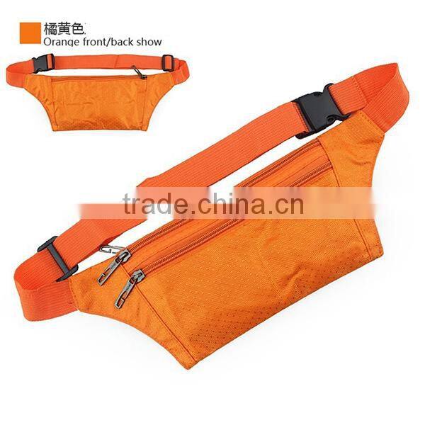 2016 best selling factory wholesale cheap nylon light beautiful colorful sport running waist bag