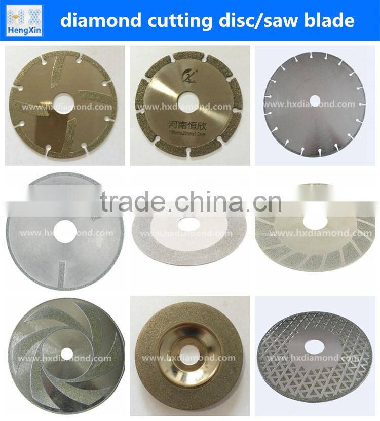china supplier best price stone diamond blade electroplated diamond blade for stone