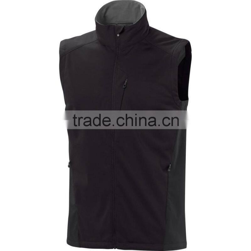 European softshell sports vest