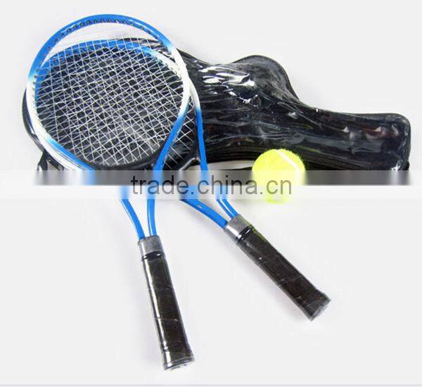 Custom painting tennis racket, Tennis racquet with carbon fiber frame, polyester face net