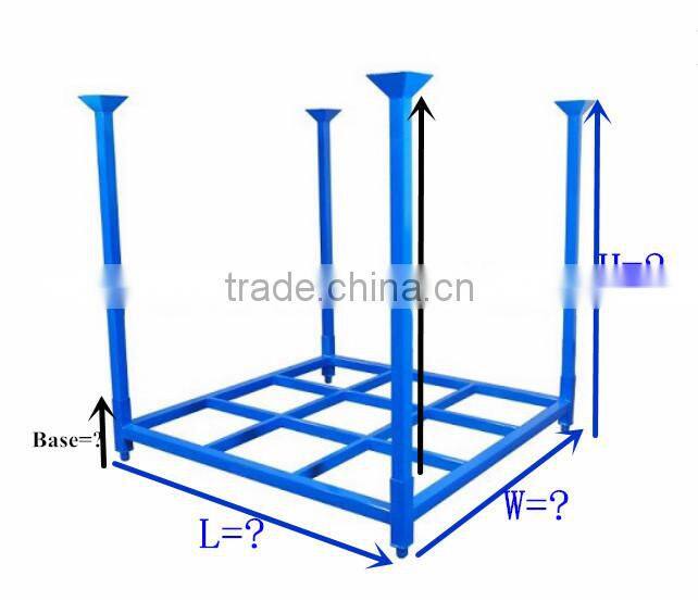 Warehouse storage equipment foldable tire rack