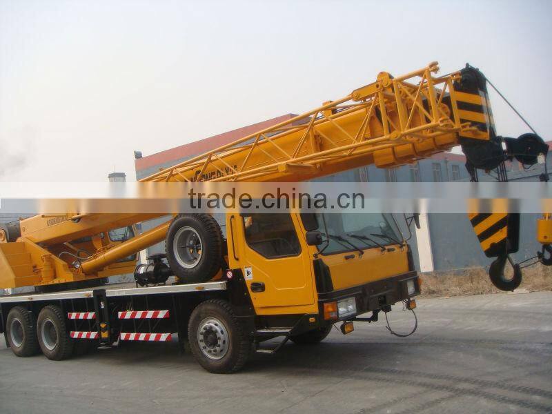 25T big power hydraulic mobile truck crane 4 booms for sale
