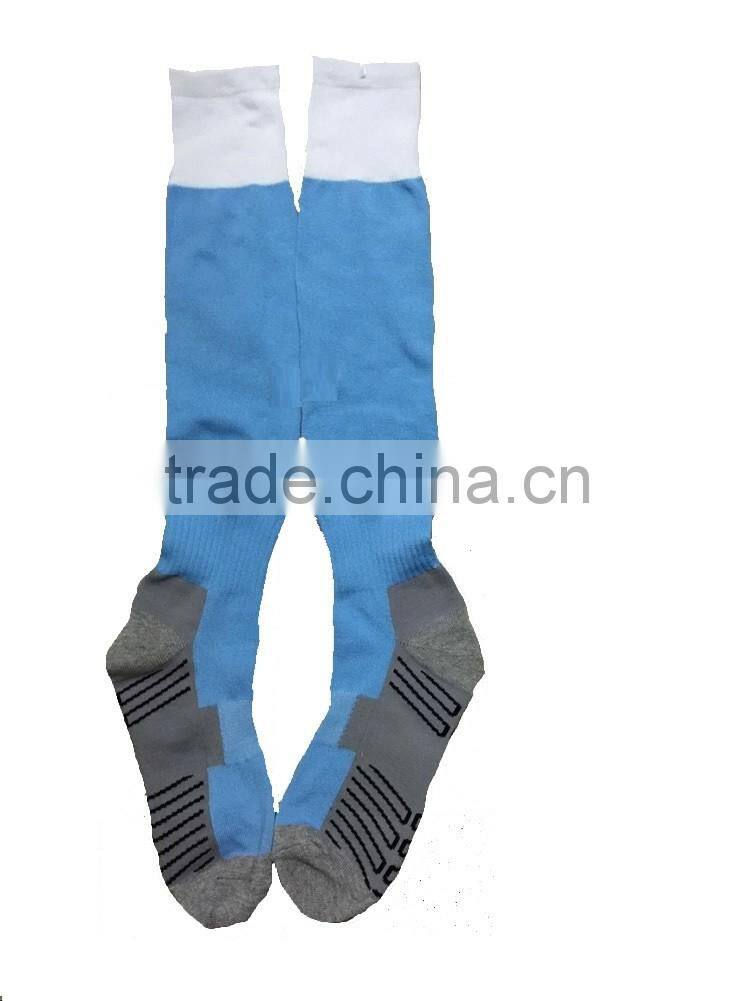 low MOQ wholesale high quality soccer socks
