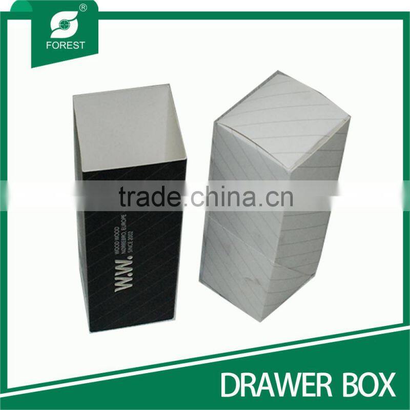 WHITE CARDBOARD DRAWER GIFT BOX