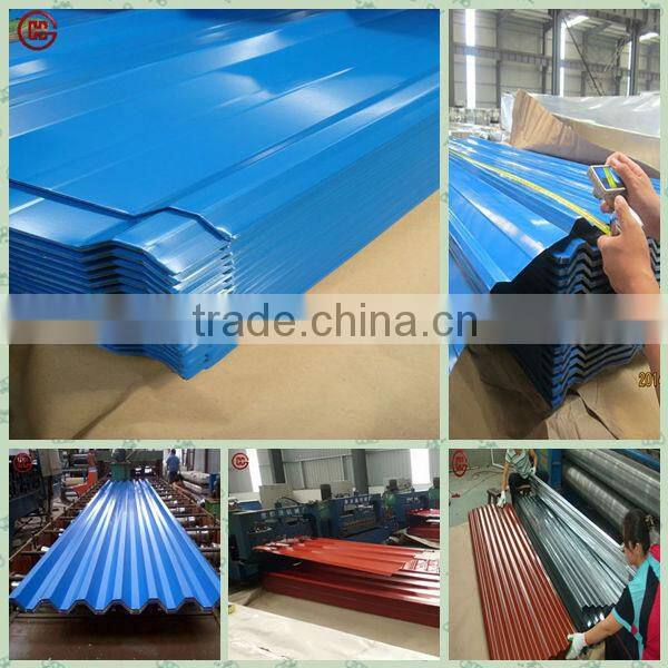 820mm colorful galvanized corrugated steel sheet for roof and wall
