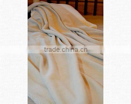 Corrugated linen cotton fabric