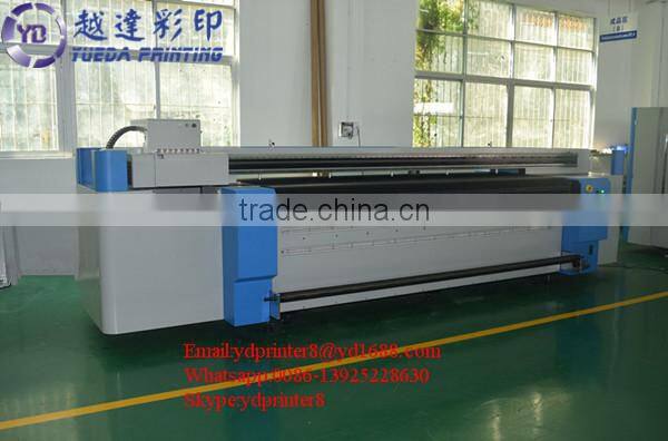 KM1024i head mass production Multicolor china flatbed uv printer price