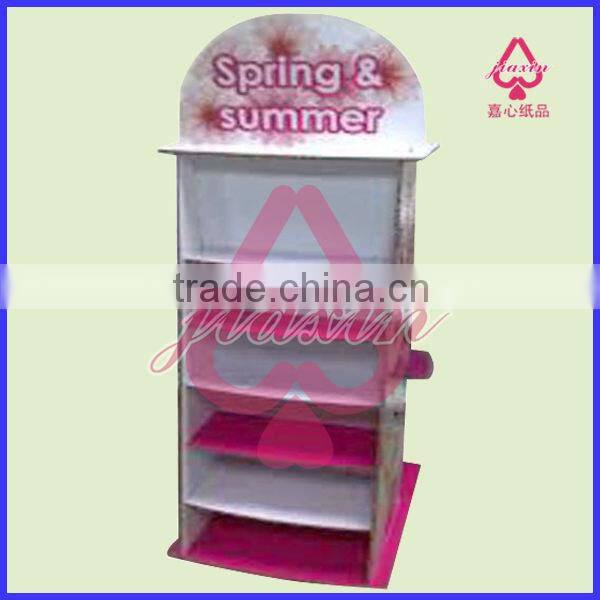 cardboard display stand corrugated paper display stand for cup and plate
