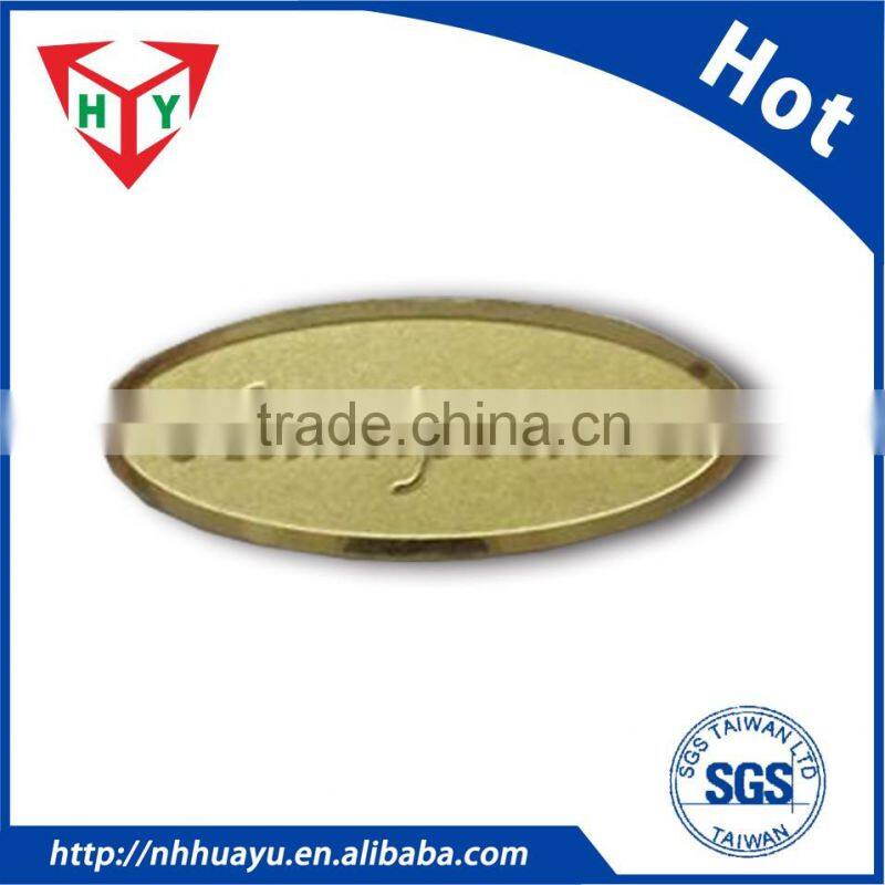 Aluminum etching paint label