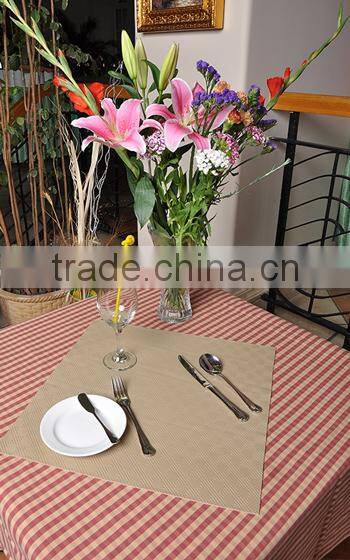 mutifunctional eco friendly round plastic placemat