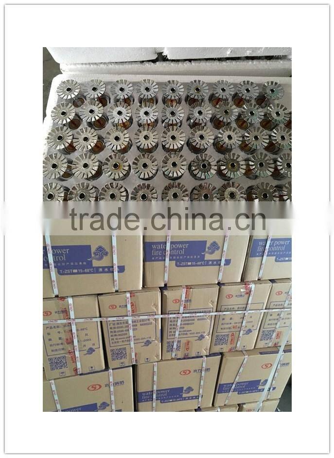 Factory price glass bulb fire sprinklers for fire fighting equipments