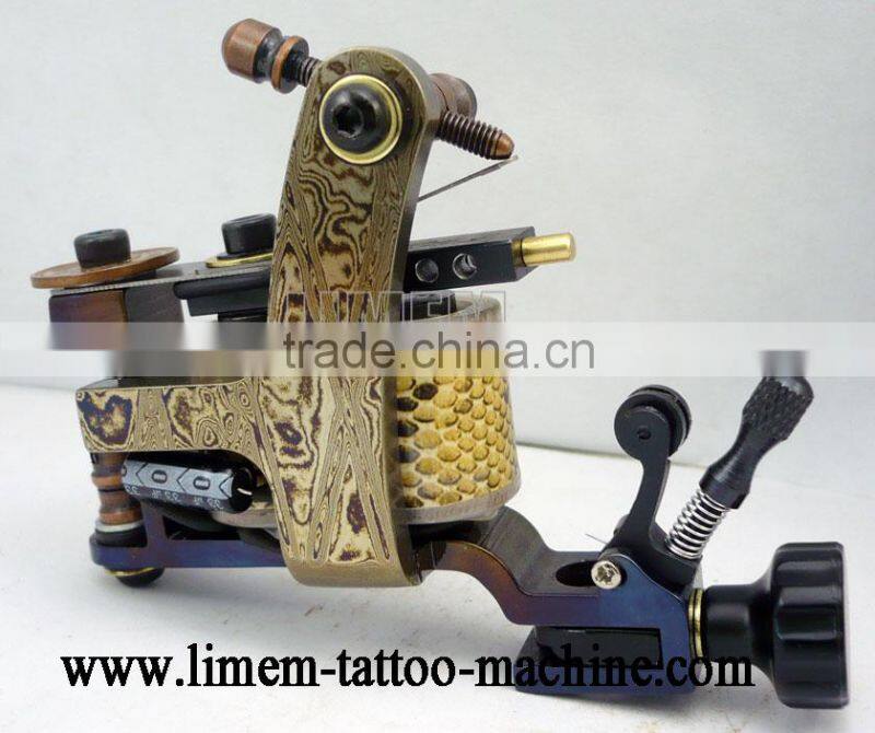 newest High quality copper Balance handmade Tattoo Machine with letter