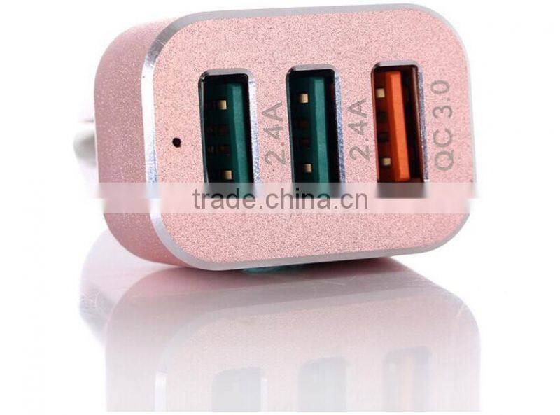 Quick chage 3.0 usb multi charger car charger usb 42W fast charging speed