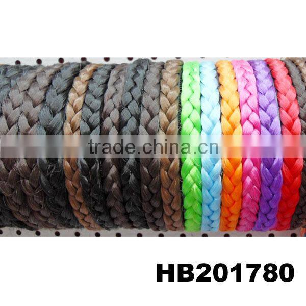wholesale hair extensions braided hair plastic headband human hair wigs