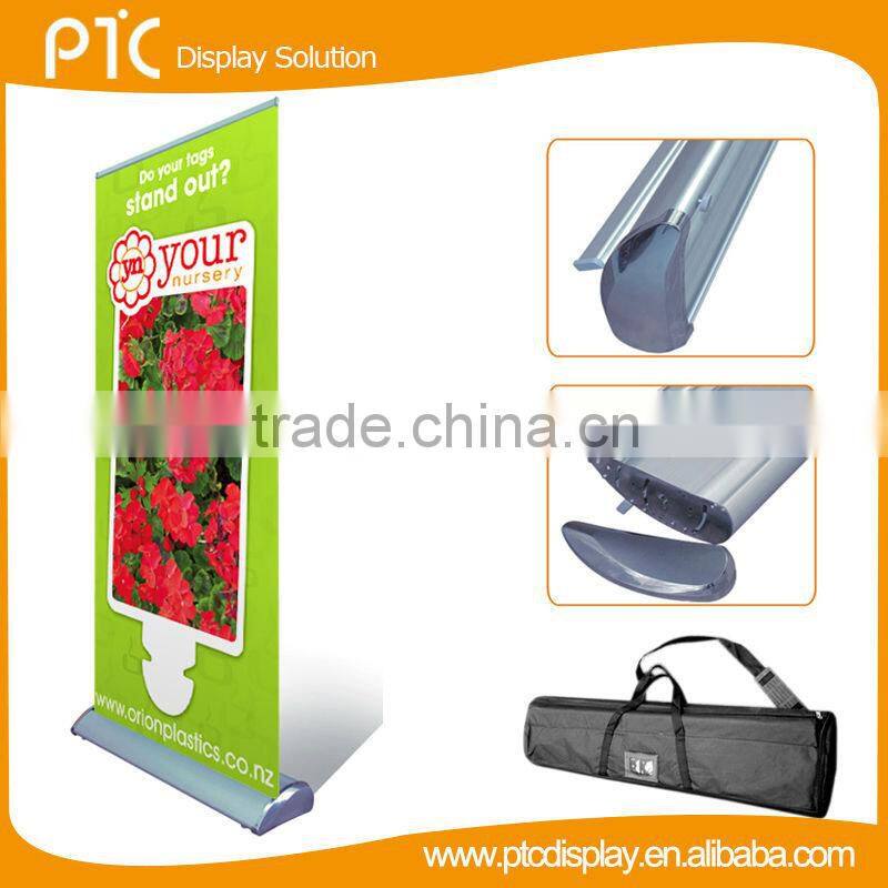 Teardrop protable display stand without foot