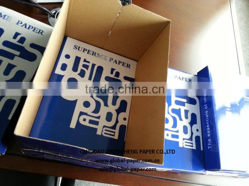 High quality100% virgin wooden pulp a4 white 80g copy paper- papers