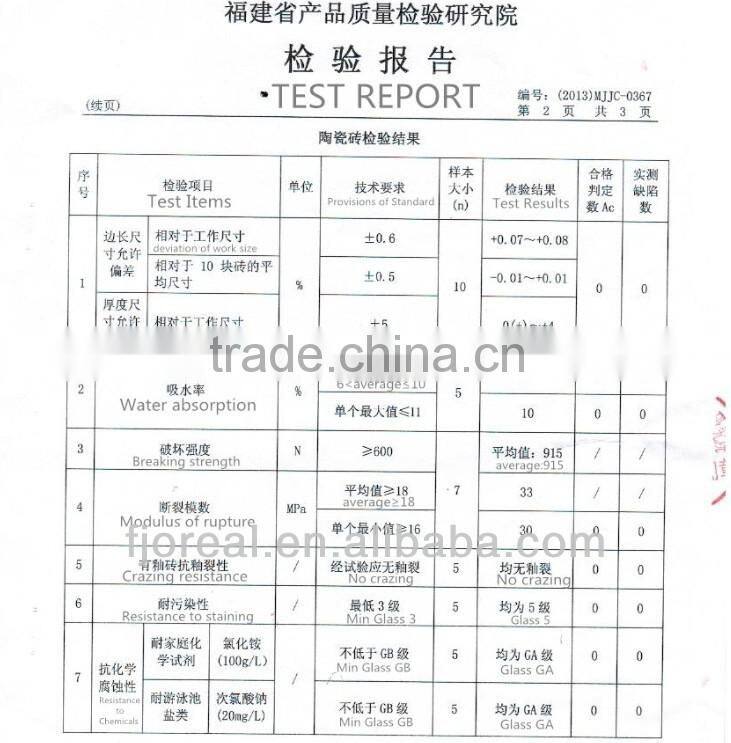 Digital Wall Tile 300x600mm for Exterior