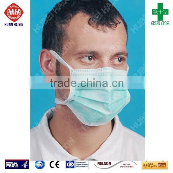 Manufacture disposable face mask with shield