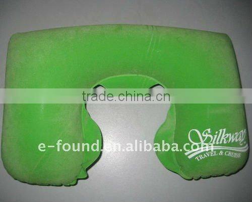 inflatable velvet pillow