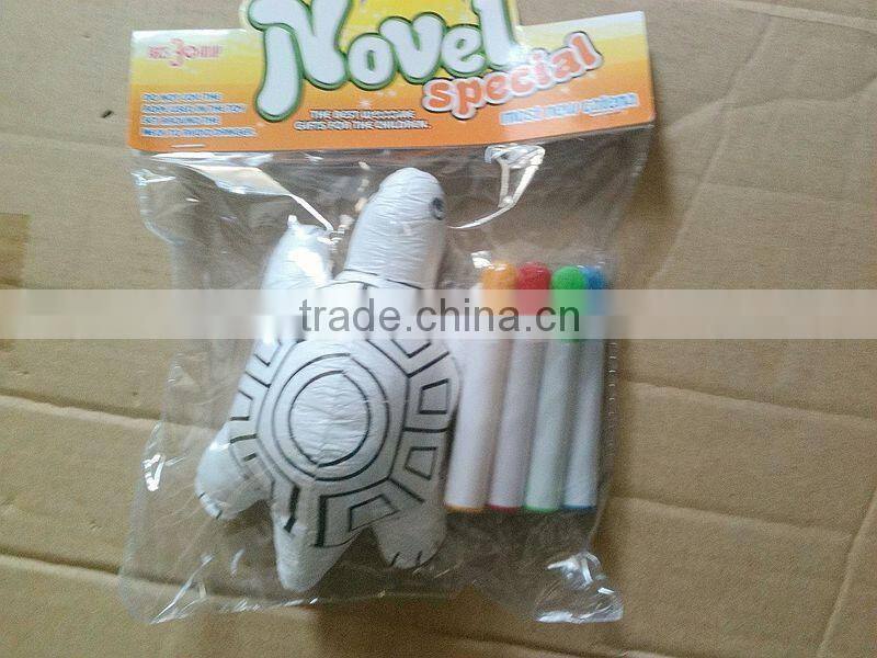 kid imagination graffiti removal paint toy cotton animal toy