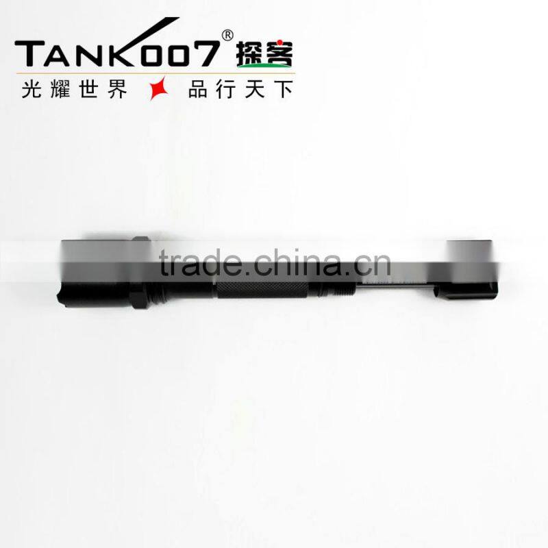 TANK007 rechargeable usb torch usb police flashlight led strong light flashlight