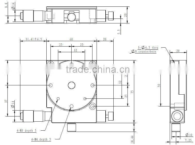 revolving stage /Precision Linear Stage/ Horizontal Stage